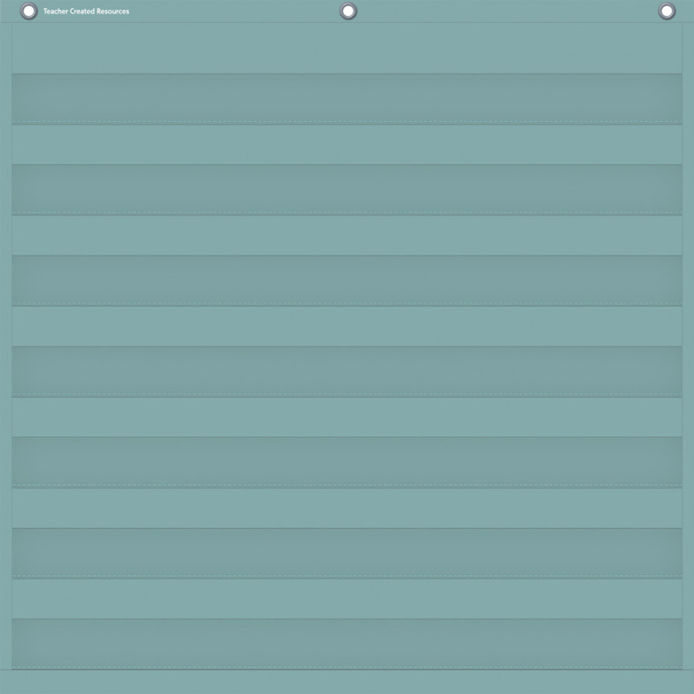TEACHER CREATED RESOURCES Teacher Created Resources® Calming Blue 7 Pocket Chart, 28" x 28"