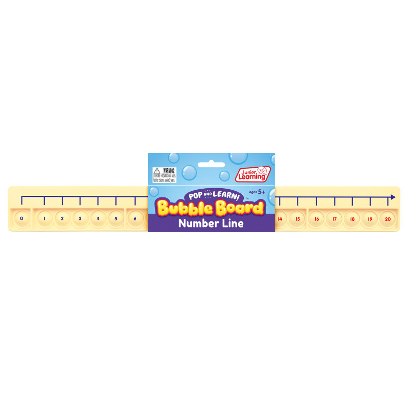 JUNIOR LEARNING Junior Learning® Number Line Pop and Learn™ Bubble Board