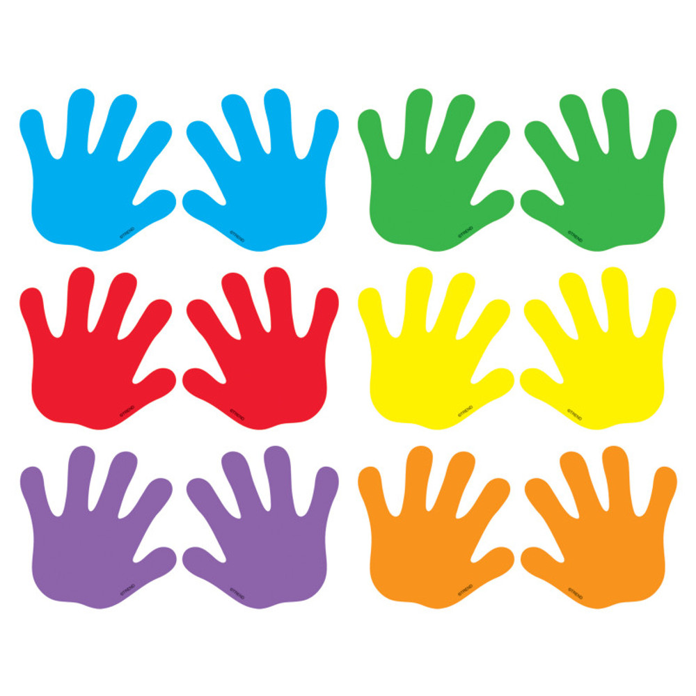 TREND ENTERPRISES INC. TREND Handprints Mini Accents Variety Pack, 36 ct