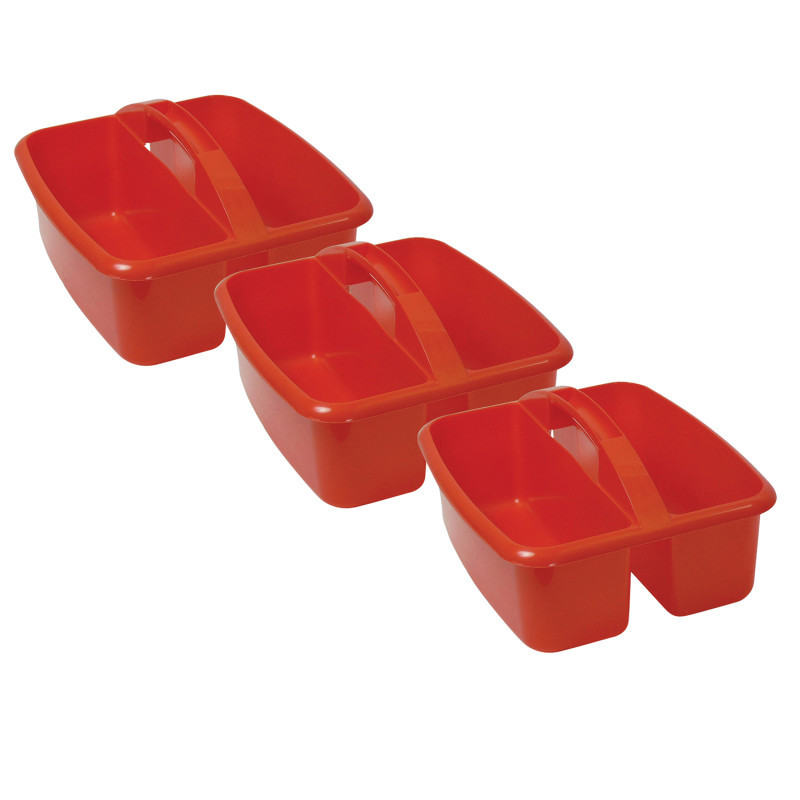 ROMANOFF PRODUCTS Romanoff Large Utility Caddy, Red, Pack of 3