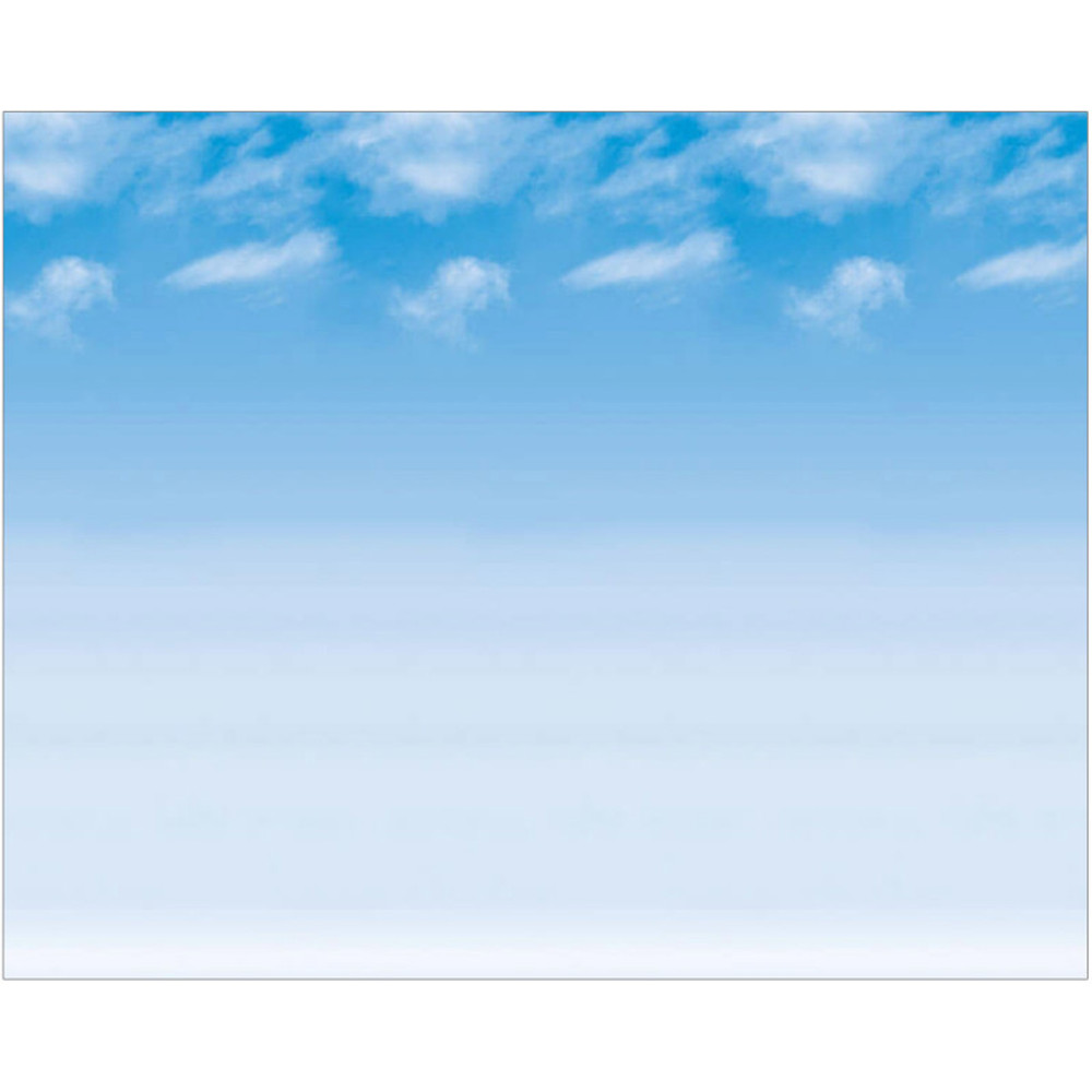 DIXON TICONDEROGA CO Fadeless® Bulletin Board Art Paper, Wispy Clouds, 48" x 12', 4 Rolls