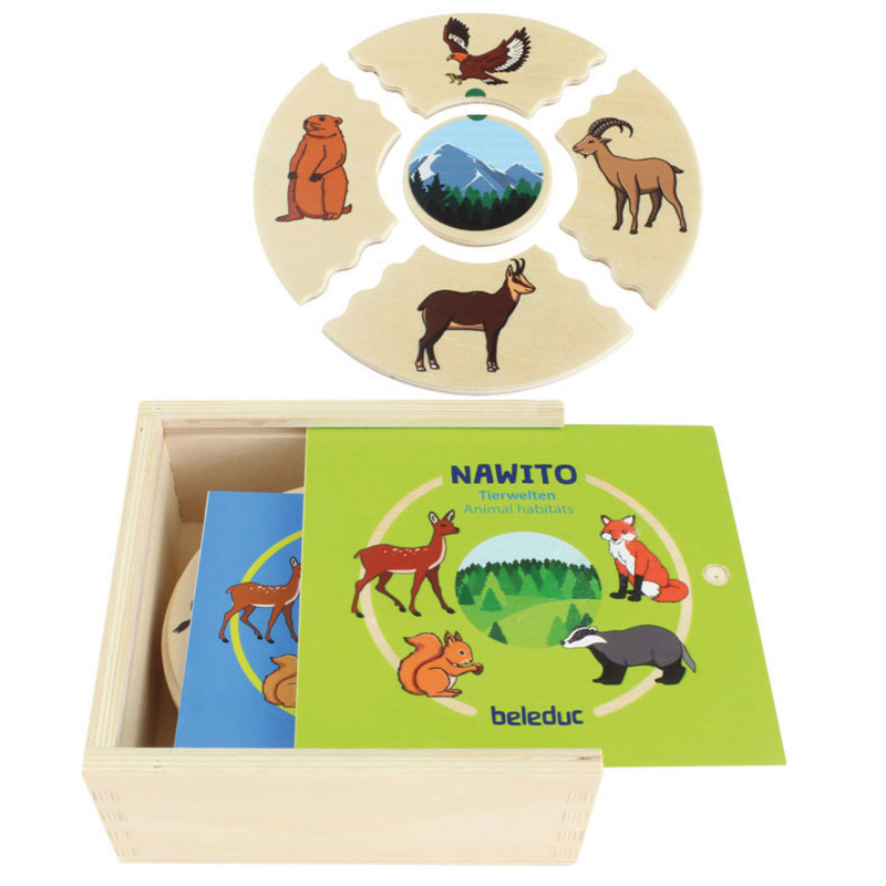 PLAYWELL ENTERPRISE LTD Beleduc Nawito Animal Habitats Puzzles