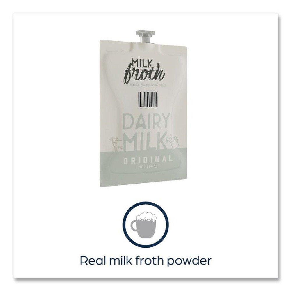 LAVAZZA FLAVIA® 48002 Dairy Milk Froth Powder Freshpack, 0.46 oz Pouch, 72/Carton