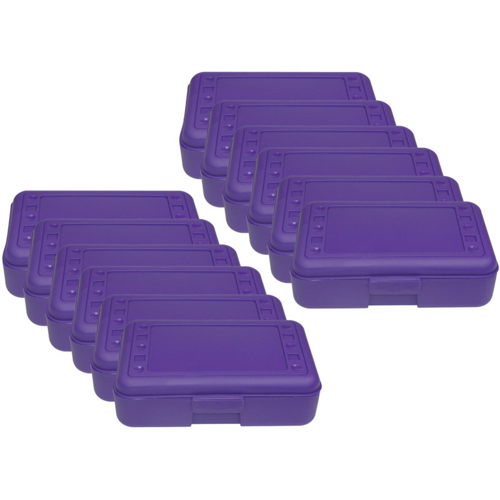 ROMANOFF PRODUCTS Romanoff Pencil Box, Purple, Pack of 12