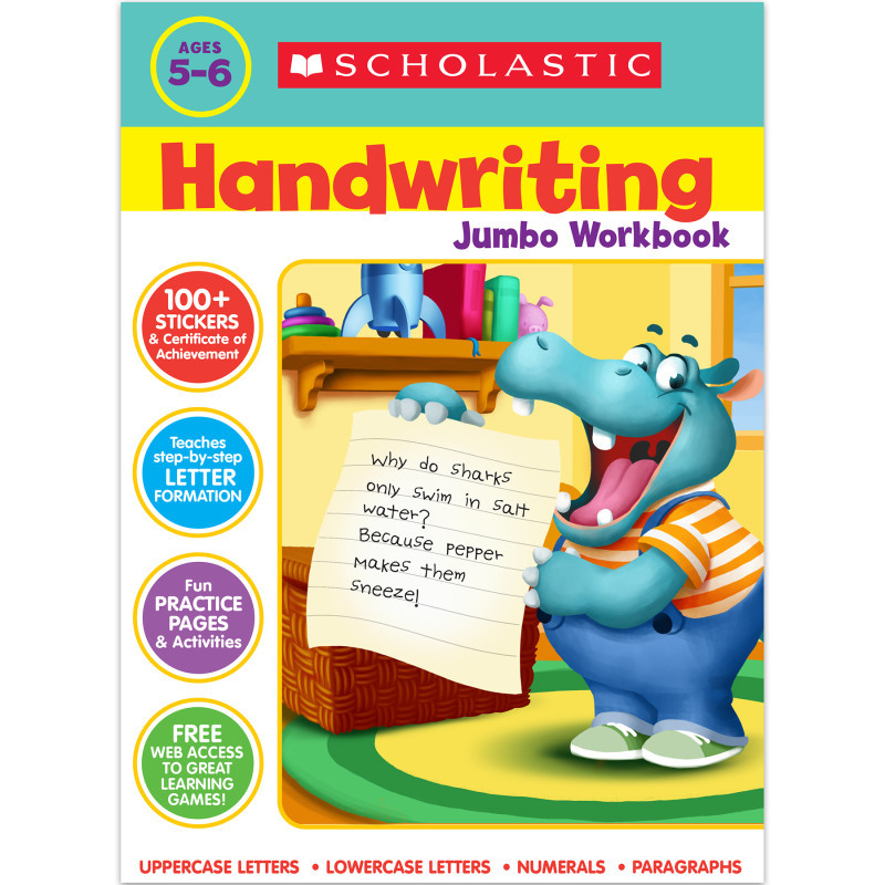 SCHOLASTIC TEACHING RESOURCES Scholastic Teaching Solutions Handwriting Jumbo Workbook