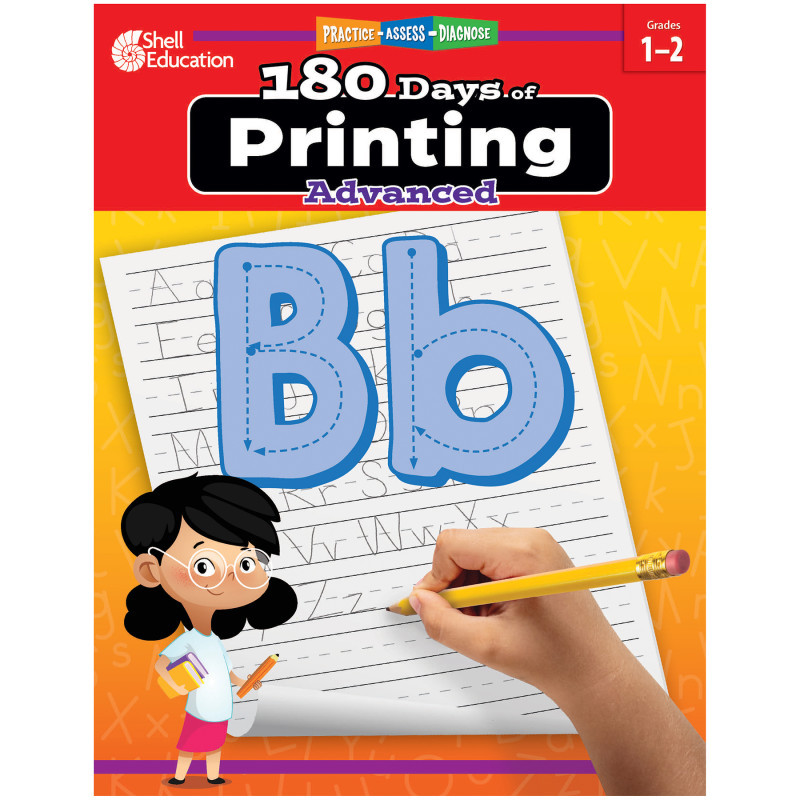 SHELL EDUCATION Shell Education 180 Days of Printing: Advanced