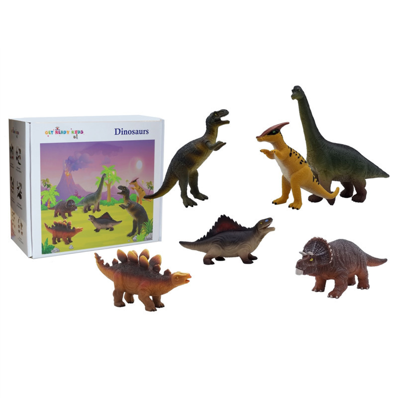 GET READY KIDS Get Ready Kids Dinosaurs Playset, 6 Pieces
