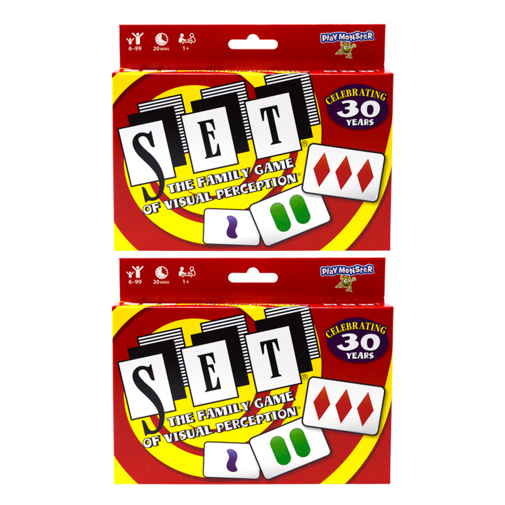 PLAYMONSTER LLC (PATCH) SET® Family Games SET® The Family Game of Visual Perception®, Pack of 2