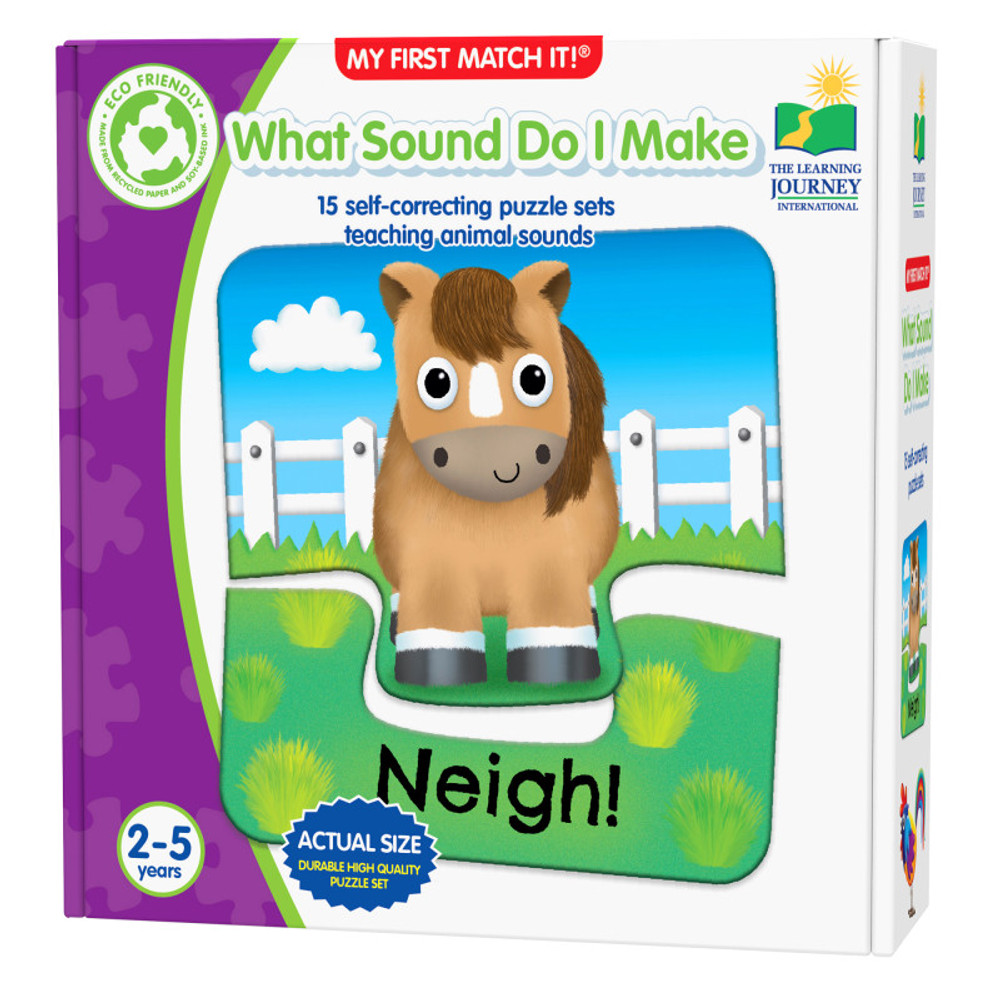 UNIVERSITY GAMES The Learning Journey International My First Match It - What Sound Do I Make?