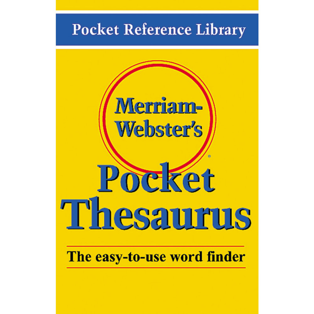 MERRIAM - WEBSTER  INC Merriam-Webster Pocket Thesaurus