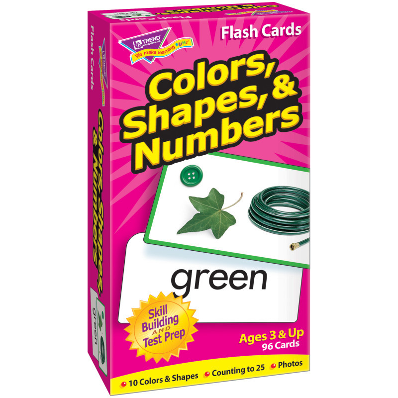 TREND ENTERPRISES INC. TREND Colors, Shapes, & Numbers Skill Drill Flash Cards