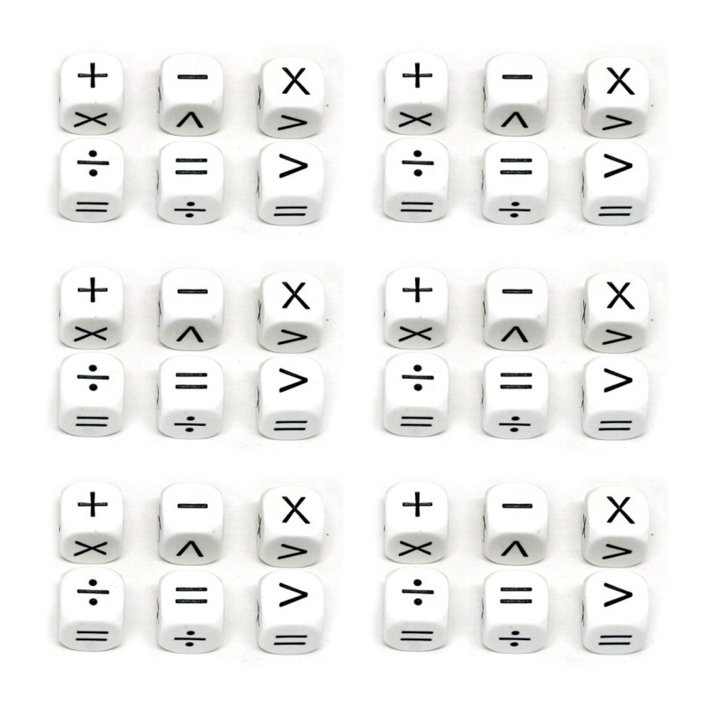 KOPLOW GAMES INC. Koplow Games Operators Dice, 6 Per Set, 6 Sets