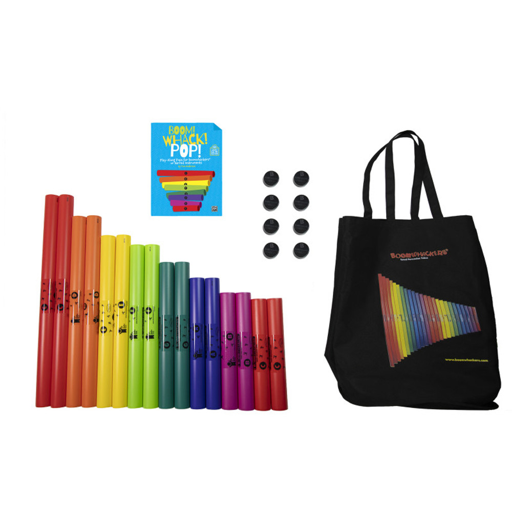 RHYTHM BAND INSTRUMENTS Rhythm Band Instruments Boomwhacker Percussion Tubes Boom! Whack! Pop! Kit