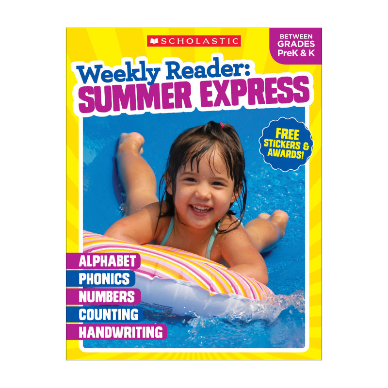 SCHOLASTIC TEACHING RESOURCES Scholastic Teaching Solutions Weekly Reader: Summer Express Workbook, Between Grades PreK & K