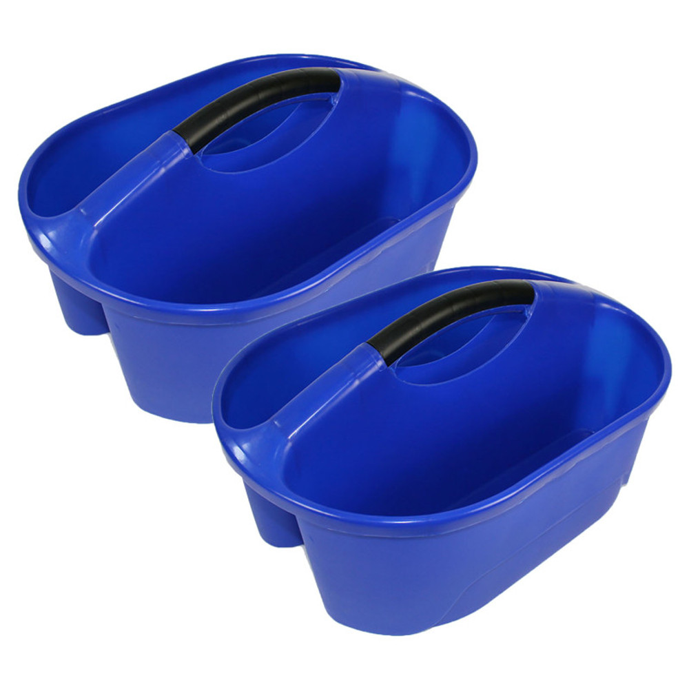ROMANOFF PRODUCTS Romanoff Classroom Caddy, Blue, Pack of 2