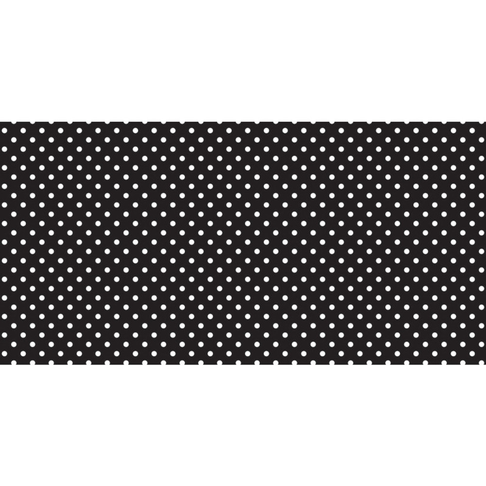 DIXON TICONDEROGA CO Fadeless® Bulletin Board Art Paper, Classic Dots-Black & White, 48" x 50', 1 Roll