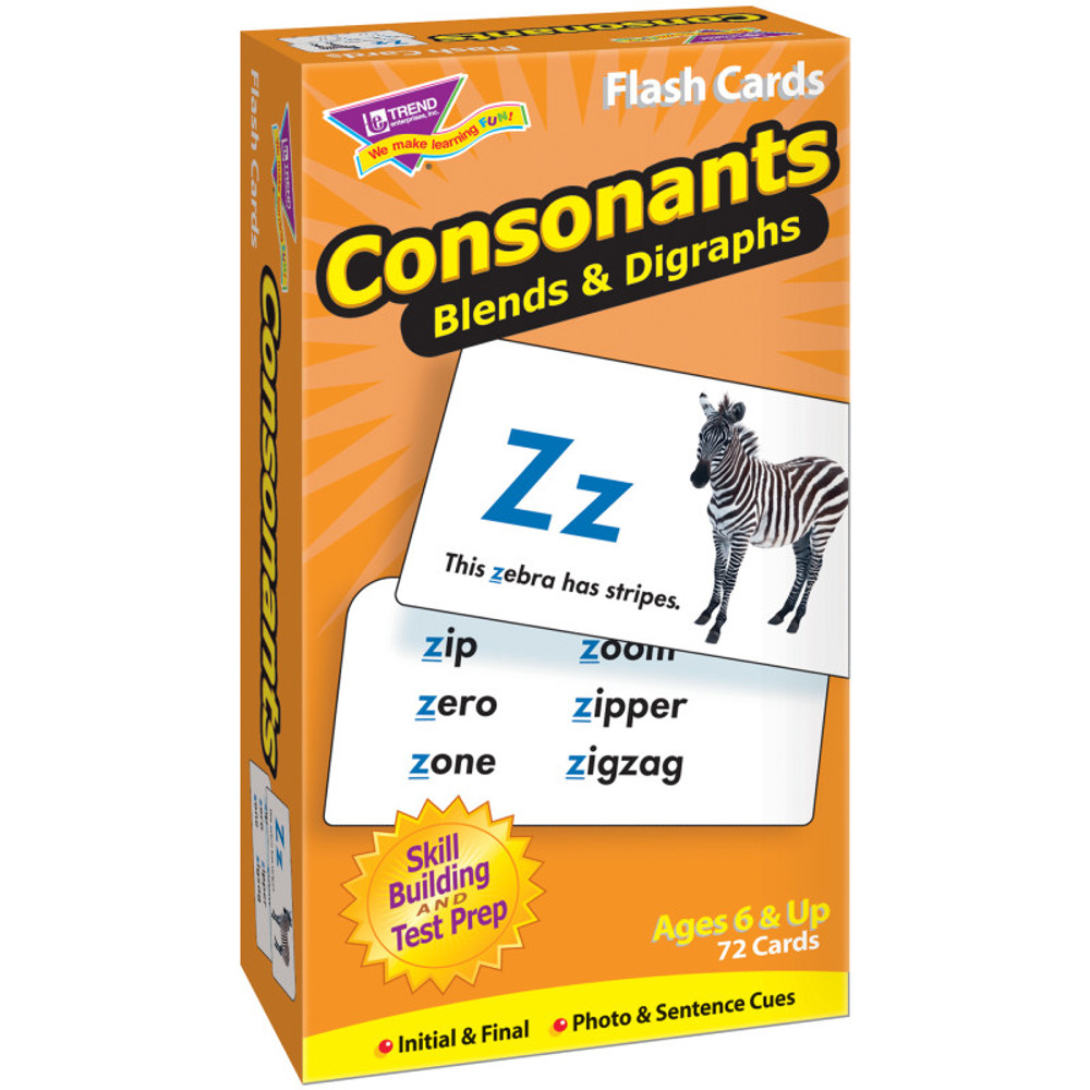 TREND ENTERPRISES INC. TREND Consonants Skill Drill Flash Cards