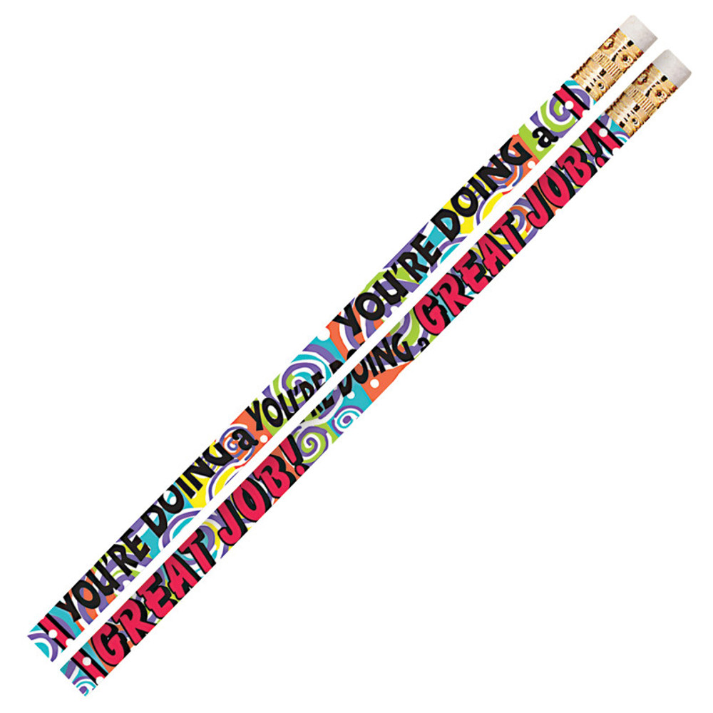 MUSGRAVE PENCIL CO INC Musgrave Pencil Company You’re Doing A Great Job Motivational Pencils, 12 Per Pack, 12 Packs