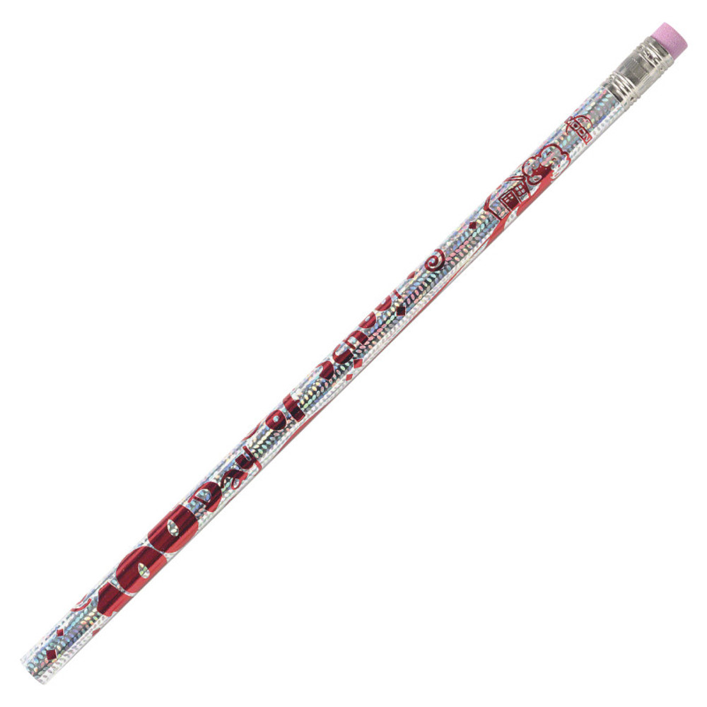 LAROSE INDUSTRIES- ROSE MOON Moon Products 100th Day Of School Pencils, 12 Per Pack, 12 Packs