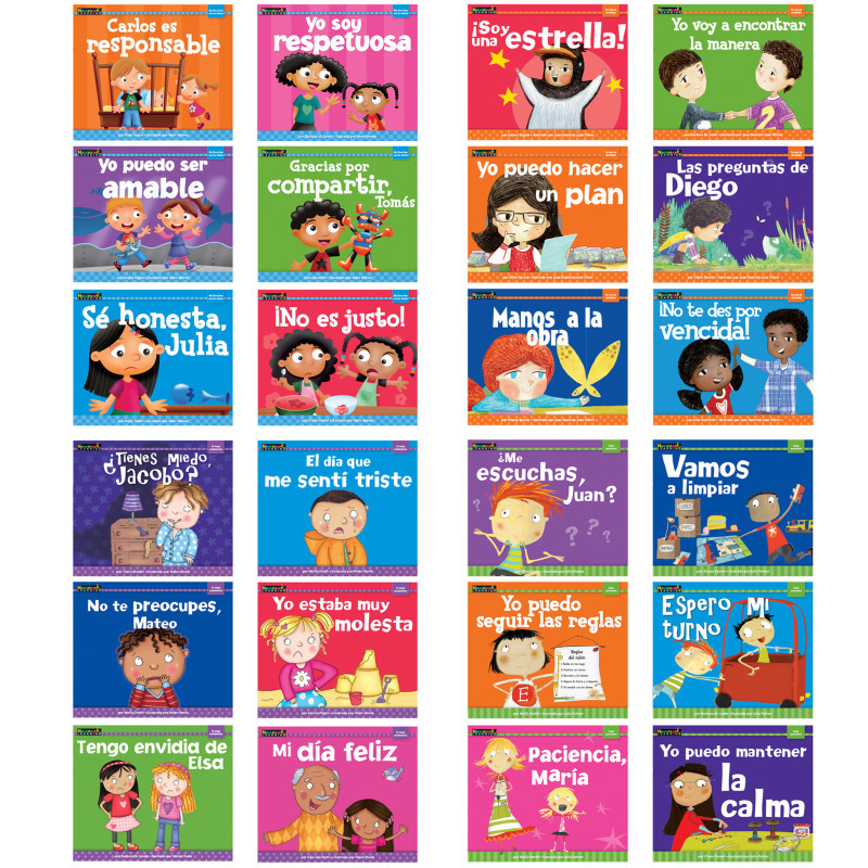 NEWMARK LEARNING Newmark Learning MySELF Reader Set, Spanish, Set of 24 Books