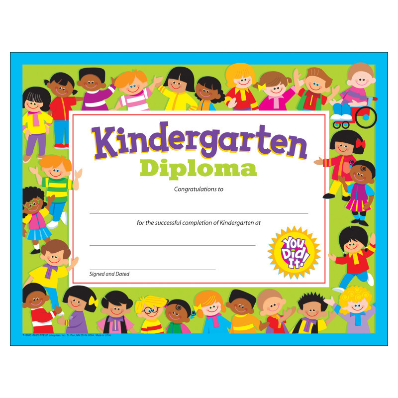 TREND ENTERPRISES INC. TREND Kindergarten Diploma , 30 ct