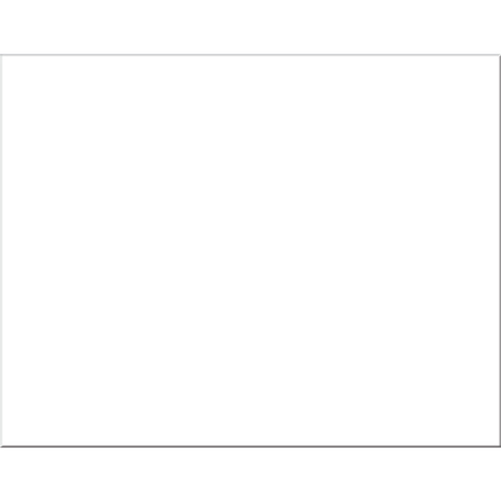 DIXON TICONDEROGA CO Pacon® 4-Ply Railroad Board, White, 22" x 28", 25 Sheets