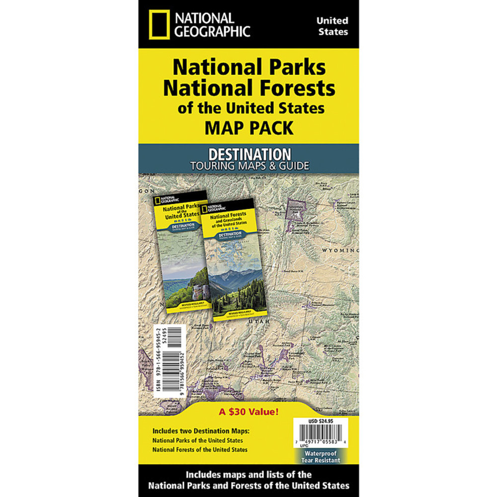 NATIONAL GEOGRAPHIC MAPS National Geographic National Parks & National Forest of the US, Map Pack Bundle