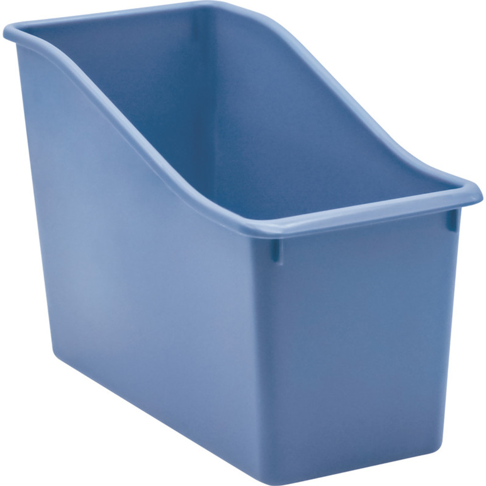 TEACHER CREATED RESOURCES Teacher Created Resources® Slate Blue Plastic Book Bin