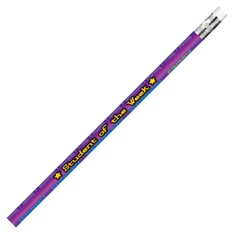 LAROSE INDUSTRIES- ROSE MOON Moon Products Student of the Week Pencils, 12 Per Pack, 12 Packs