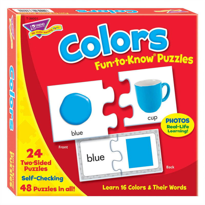 TREND ENTERPRISES INC. TREND Colors Fun-to-Know® Puzzles
