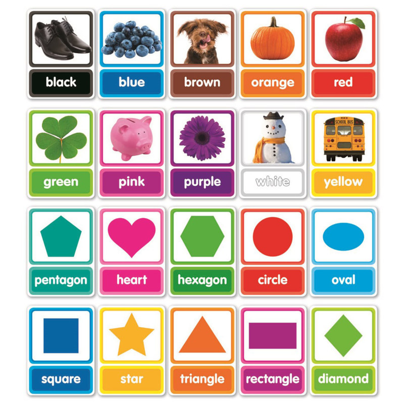 SCHOLASTIC TEACHING RESOURCES Scholastic Teaching Solutions Colors & Shapes Bulletin Board Set
