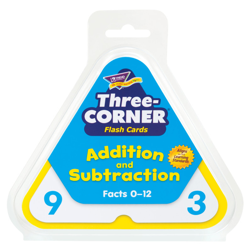 TREND ENTERPRISES INC. TREND Addition and Subtraction Three-Corner® Flash Cards