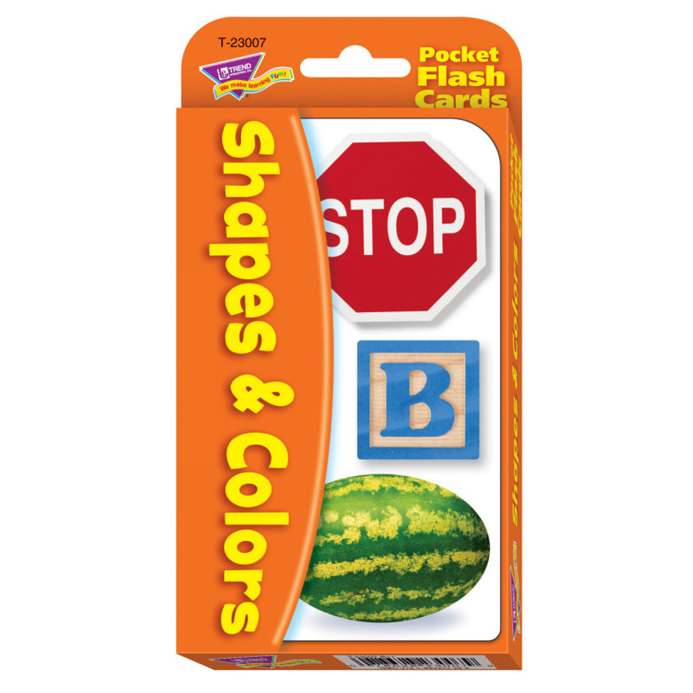TREND ENTERPRISES INC. TREND Shapes & Colors Pocket Flash Cards