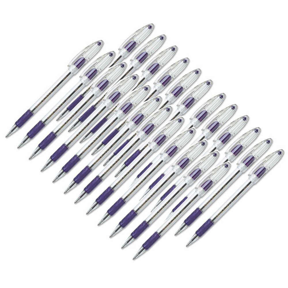 PENTEL OF AMERICA Pentel® R.S.V.P.® Ballpoint Pen, Medium Point, Violet, Pack of 24