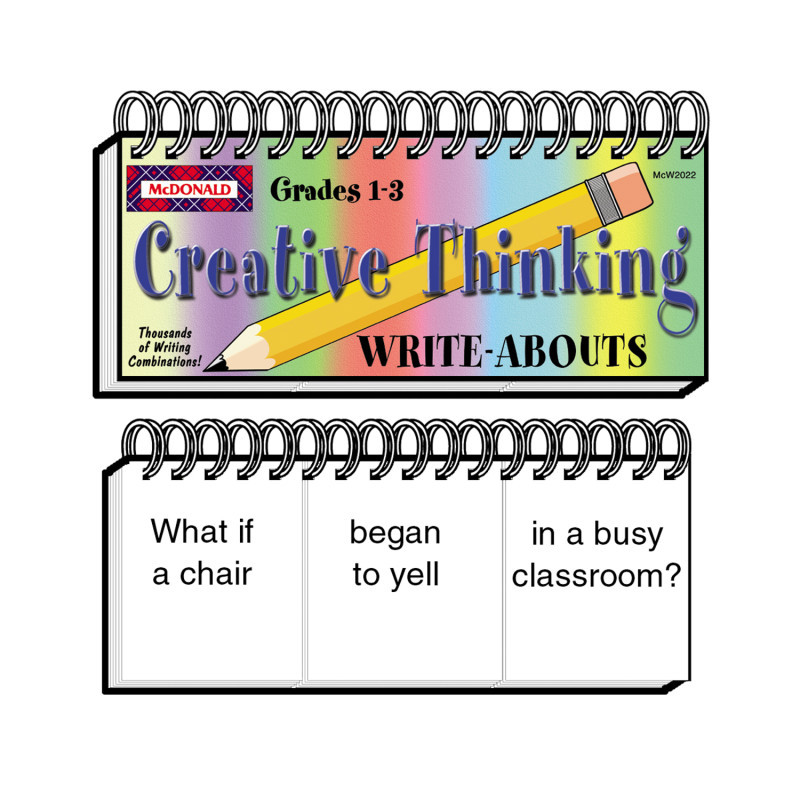 TEACHER CREATED RESOURCES McDonald Publishing Write-Abouts, Grades 1-3, Creative Thinking