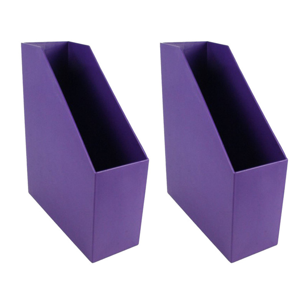 ROMANOFF PRODUCTS Romanoff Magazine File, Purple, Pack of 2