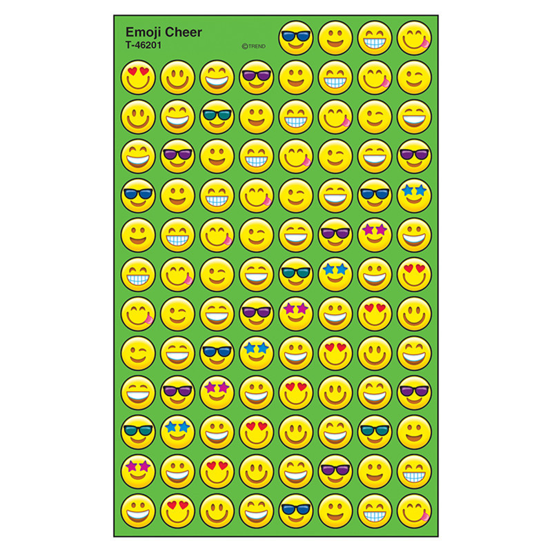 TREND ENTERPRISES INC. TREND Emotion Icon Cheer superSpots® Stickers, 800 ct