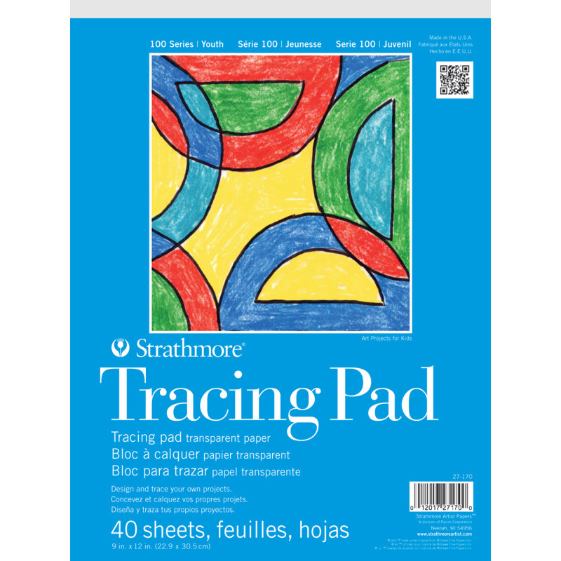 DIXON FINE ART Strathmore 100 Series Tracing Pad, 40 Sheet, 9x12 inch, 1 Count
