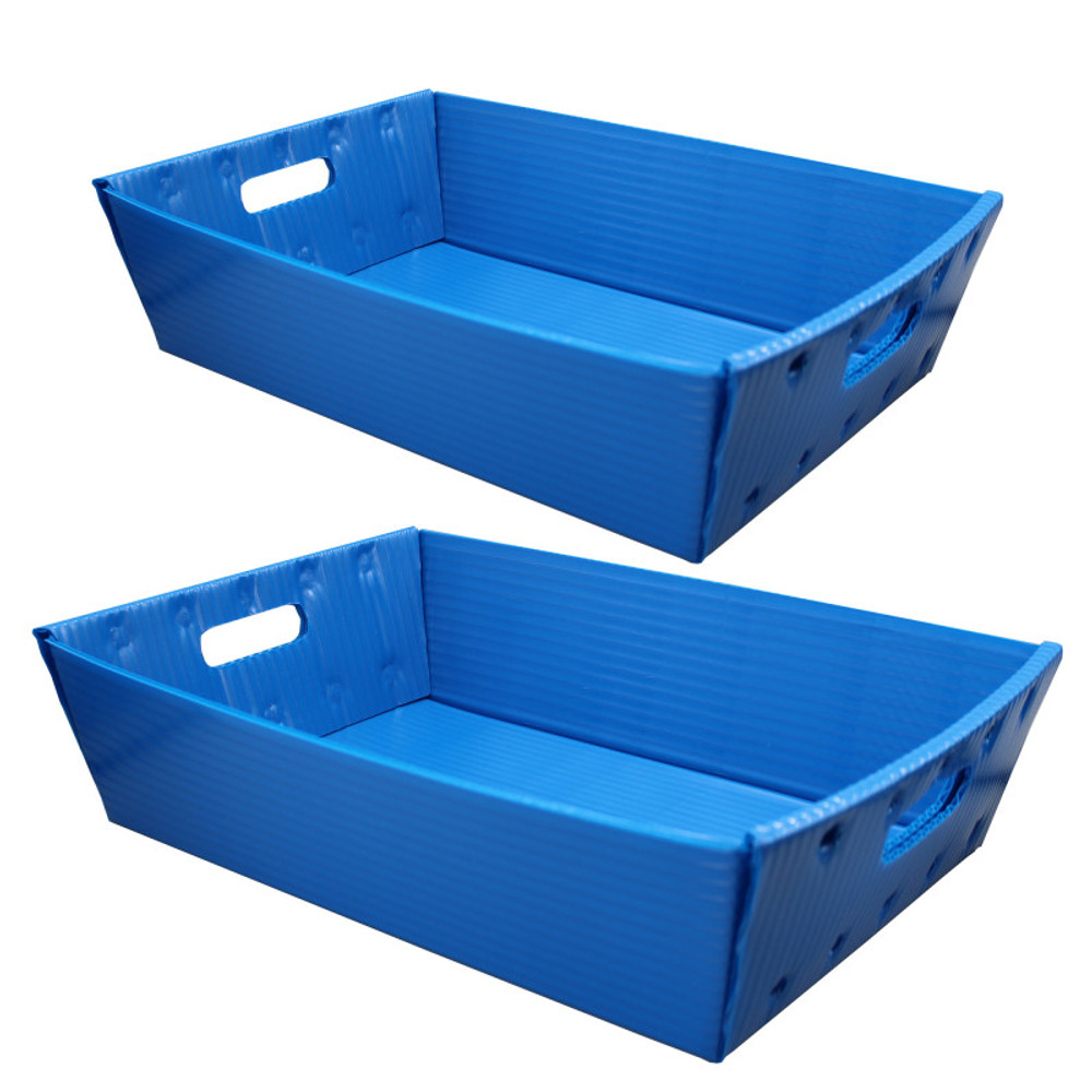 FLIPSIDE Flipside Products Blue Plastic Letter Tray - 2 Pack