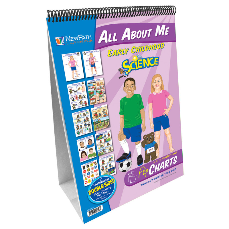 NEWPATH LEARNING NewPath Learning Early Childhood Science Readiness Flip Chart, All About Me