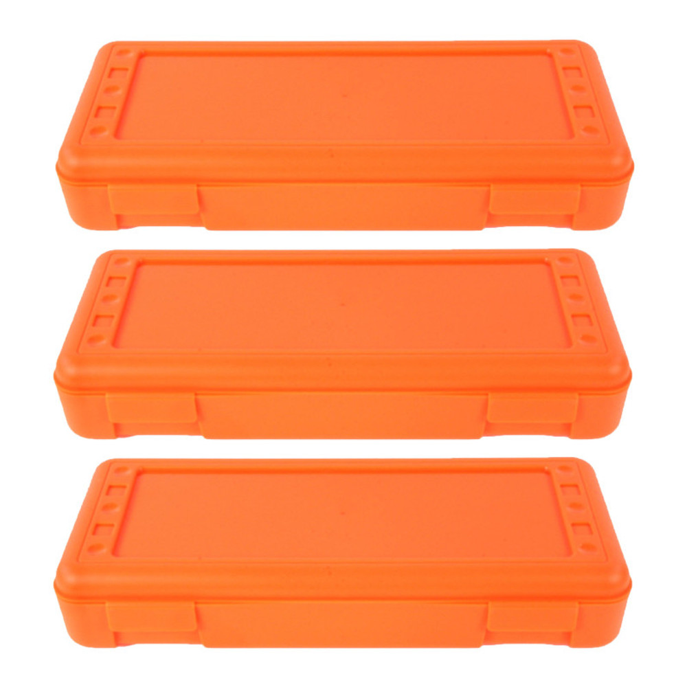 ROMANOFF PRODUCTS Romanoff Ruler Box, Orange, Pack of 3