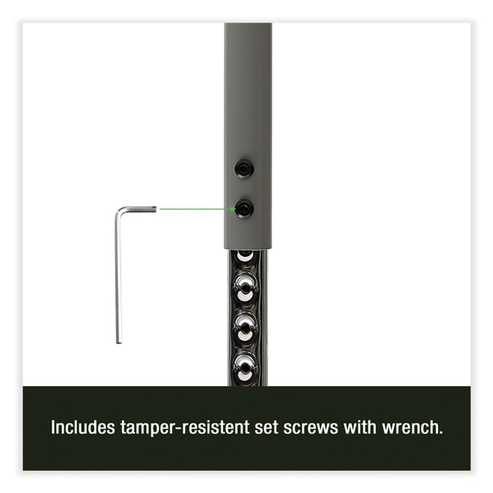 CORRELL, INC. 3060TF15954P Adjustable Activity Table, Rectangular, 60" x 30" x 19" to 29", Granite Top, Black Legs, 4/Pallet