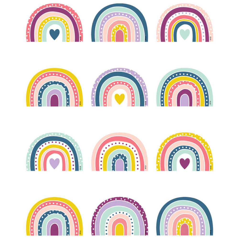 TEACHER CREATED RESOURCES Teacher Created Resources® Oh Happy Day Rainbows Mini Accents, Pack of 36