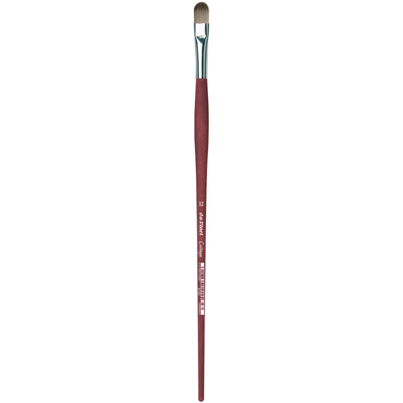 GREGORY DANIELS FINE ARTS INC da Vinci COLLEGE Student Brush, Synthetic, Acrylic & Oil, Filbert, Series 8750, Size 12