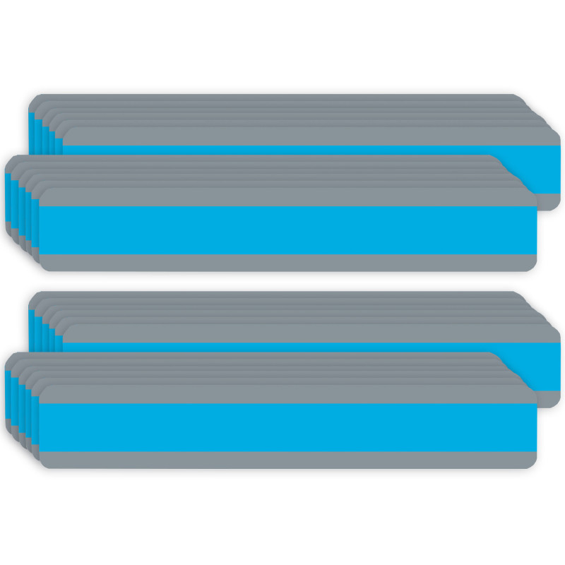 ASHLEY PRODUCTIONS Ashley Productions® Double Wide Sentence Strip Reading Guide, 1-1/4" x 7-1/4", Blue, 12 Per Pack, 2 Packs