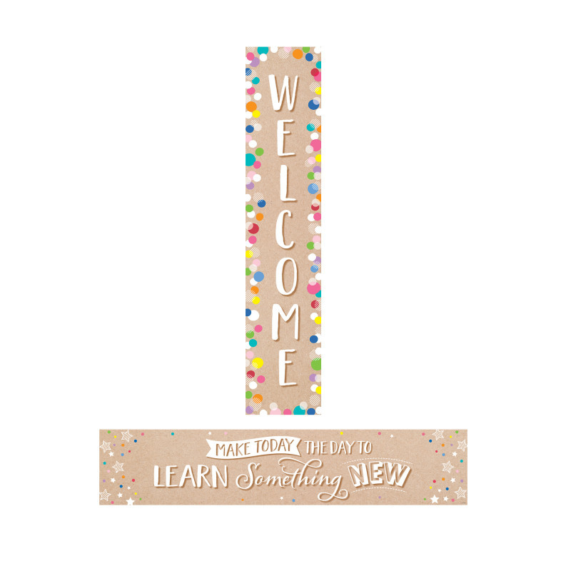 CREATIVE TEACHING PRESS Creative Teaching Press® Krafty Pop Welcome Banner