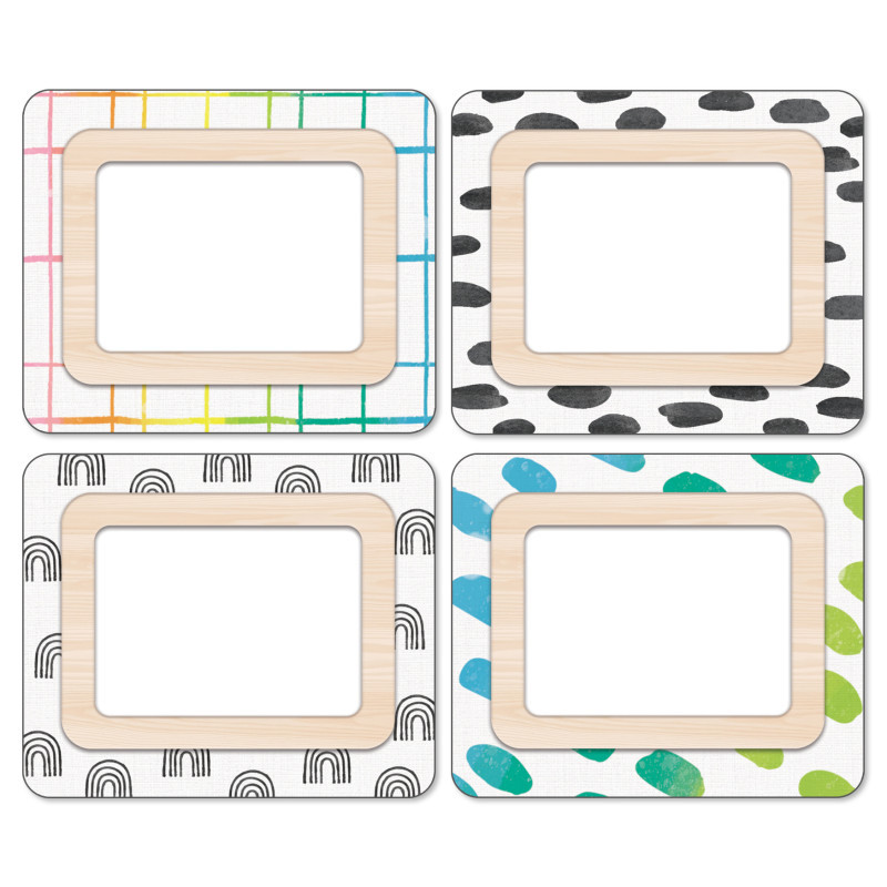 CARSON DELLOSA EDUCATION Happily Ever Elementary Creatively Inspired Name Tags, Pack of 40