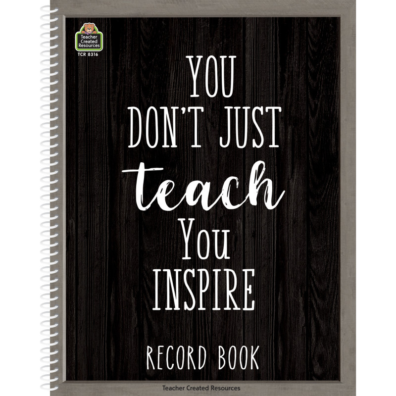 TEACHER CREATED RESOURCES Teacher Created Resources® Modern Farmhouse Record Book