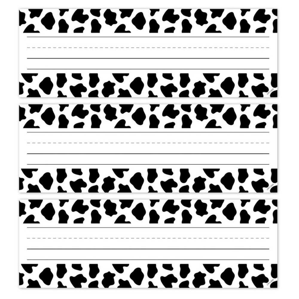 CREATIVE TEACHING PRESS Creative Teaching Press® Farm Friends Cow Print Name Plates, 36 Per Pack, 3 Packs