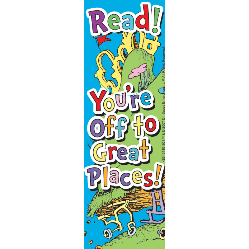 EUREKA Eureka® Dr. Seuss™ Oh, The Places... Bookmarks, Pack of 36